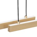 Lampa slim świecąca góra i dół dwie belki możliwość swobodnego rozstawienia LED kolor złoty MIAMI 8839