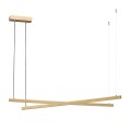 Lampa slim świecąca góra i dół dwie belki możliwość swobodnego rozstawienia LED kolor złoty MIAMI 8839