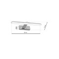 SPLASH  ML5613  kinkiet led chrom IP44  MILAGRO