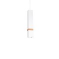 VIDAR white  MLP 5408  lampa wisząca biały/drewno  MILAGRO