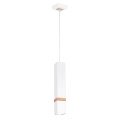 VIDAR white  MLP 5408  lampa wisząca biały/drewno  MILAGRO