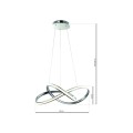 CAPPIO  ML3806  lampa wisząca led chrom  MILAGRO