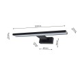 SHINE black 7W LED  ML4377  kinkiet led czarny IP44  MILAGRO