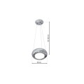 MERCURIO  ML328  lampa wisząca led chrom   MILAGRO