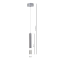 ICE ML321  lampa wisząca led chrom  MILAGRO