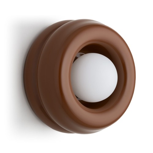 Kinkiet, lampa Modern w efektownym kolorze terakoty ze szkła obłe kształty TEVO 8812 e6d7ad2c51bfcb33489205d6f4a5e113.jpg