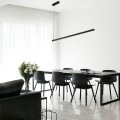 Lampa wisząca belka LED świecąca góra i dół 120 cm długości czarny kolor MIAMI 8835