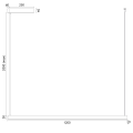 Lampa wisząca belka LED świecąca góra i dół 120 cm długości terakota kolor MIAMI 8834