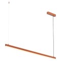 Lampa wisząca belka LED świecąca góra i dół 120 cm długości terakota kolor MIAMI 8834