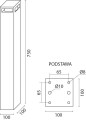 Lampa ogrodowa VOLUX 75