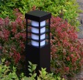 Lampa ogrodowa stojący słupek E27 alu. ONYX 30