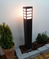 Lampa ogrodowa stojący alu. słupek na E27 ARKAD 255 XL