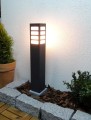 Lampa ogrodowa stojący alu. słupek na E27 ARKAD 255 XL