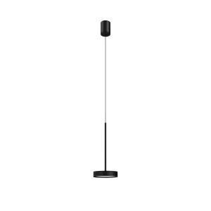 Lampa wisząca do łazienki Awo 1xLED 11W 3000K czarna PL0134-BK
