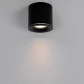 Lampa natynkowa do łazienki Tubka Luna 1xGU10 czarna IP65 CL0103-BK
