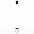 Lampa IP44do łazienki Wisząca Orra 1xLED czarna PL0105-BK