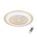 Lampa z wentylatorem ZEPHYR GOLD 48W LED+ PILOT ML1517  Lampowentylator 