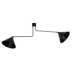 Lampa sufitowa regulowana, MAGIC 2 plafon czarny 40930 Sigma