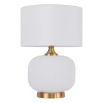Lampa stołowa Tamiza 48 cm biała 1xE27 LP-1515/1T small white