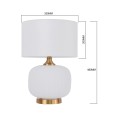 Lampa stołowa Tamiza 48 cm biała 1xE27 LP-1515/1T small white