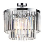 Plafon Vetro 4 srebrny 4xE14 lampa sufitowa LP-2910/4C CH 