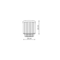 Kinkiet Vetro srebrny 1xE14 LP-2910/1W S CH