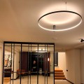 Plafon Ring S czarny LED CCT lampa sufitowa  LP-909/1C S BK CCT