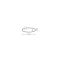 Plafon Ring S czarny LED CCT lampa sufitowa  LP-909/1C S BK CCT