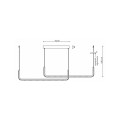 Lampa wisząca do salonu Malawi czarna Tuya Smart LED CCT LP-1015/2P