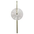 Kinkiet Plato transparentny LED CCT lampa na ścianę LP-0301/1W TR