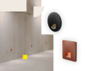 Lampa schodowe do oświetlenia schodów EMOT round LED kinkiet 26589 Aqform 