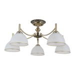 Lampa sufitowa Fener PND-40653-5-ABR-WH