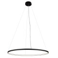 Lampa wisząca ring led Agari 2 obiegi 117cm czarna 3000K 5340 