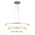 Lampa wisząca potrójny złoty ring led wewnętrzny Agari multi 117-87-57 ZŁ mat 4000K 5421