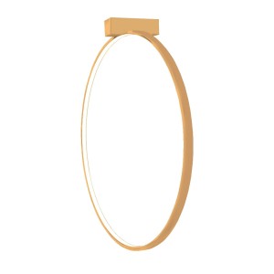 Lampa ścienna led ring kinkiet Agaro 1 obieg 87cm złoty 3000K 4314 
