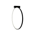 Lampa ścienna led ring kinkiet Agaro K 57cm czarny 1 obieg 3000K 4300 