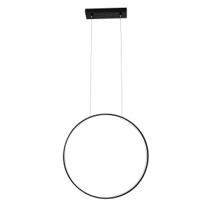 Lampa wisząca czarny ring led Agaro Z 57cm 1 obieg  4000K 5302 