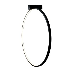 Lampa ścienna led ring kinkiet Agaro K 87 1 obieg czarny 4000K 4312 