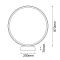 Lampa ogrodowa IP44 stojąca led 33W 3000K Abira Garden 9914 