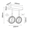 FUSSA 7228/GU10 oprawa sufitowa led 
