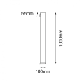 Lampa do ogrodu led 22W 4000K kinkiet 100 cm HIKONE Garden 9924