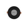Lampa punktowa podtynkowa UNO L czarna do zabudowy  10845 Nowodvorski