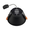 Lampa punktowa podtynkowa UNO L czarna do zabudowy  10845 Nowodvorski