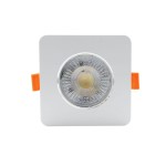 Ruchome kwadratowe oczko podtynkowe Plus białe LED CCT LP-1506/1RS WH Square