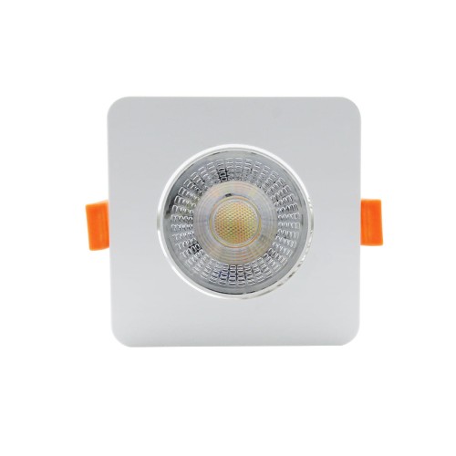 Ruchome kwadratowe oczko podtynkowe Plus białe LED CCT LP-1506/1RS WH Square