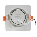 Ruchome kwadratowe oczko podtynkowe Plus białe LED CCT LP-1506/1RS WH Square