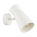 Lampa ścienna kinkiet, nowoczesny reflektor, stal kremowa biel E14 LORD 8762