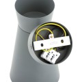 Argon Lampa kinkiet, nowoczesny reflektor, stal ciemna szałwia E14 LORD 8766