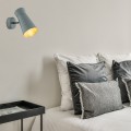 Argon Lampa kinkiet, nowoczesny reflektor, stal ciemna szałwia E14 LORD 8766