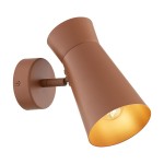 Argon Lampa reflektor kinkiet, nowoczesny reflektor, stal terakota E14 LORD 8765